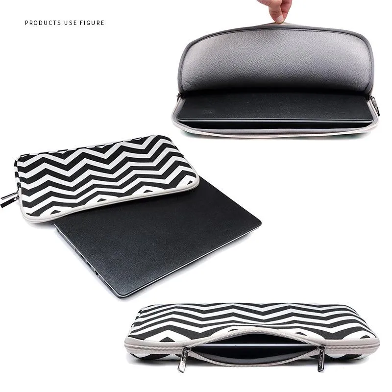 14 Wavy Pattern Notebook Liner Bag - Wavy Design