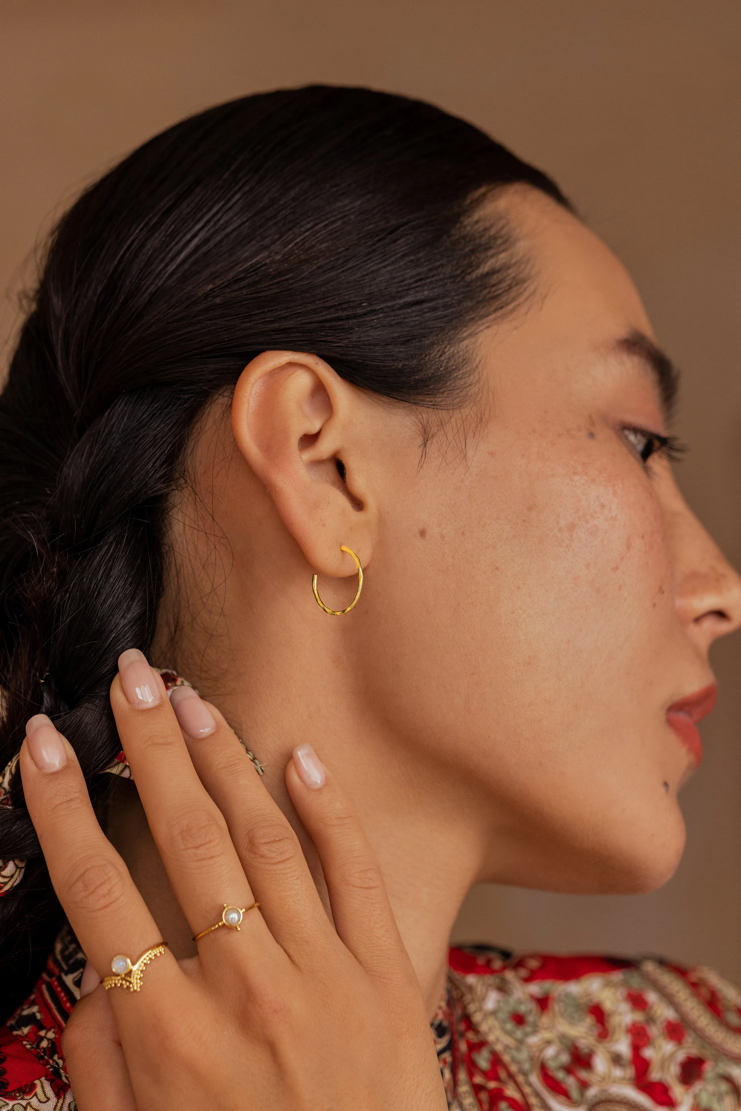 Oceanus Ring -Gold Pearl
