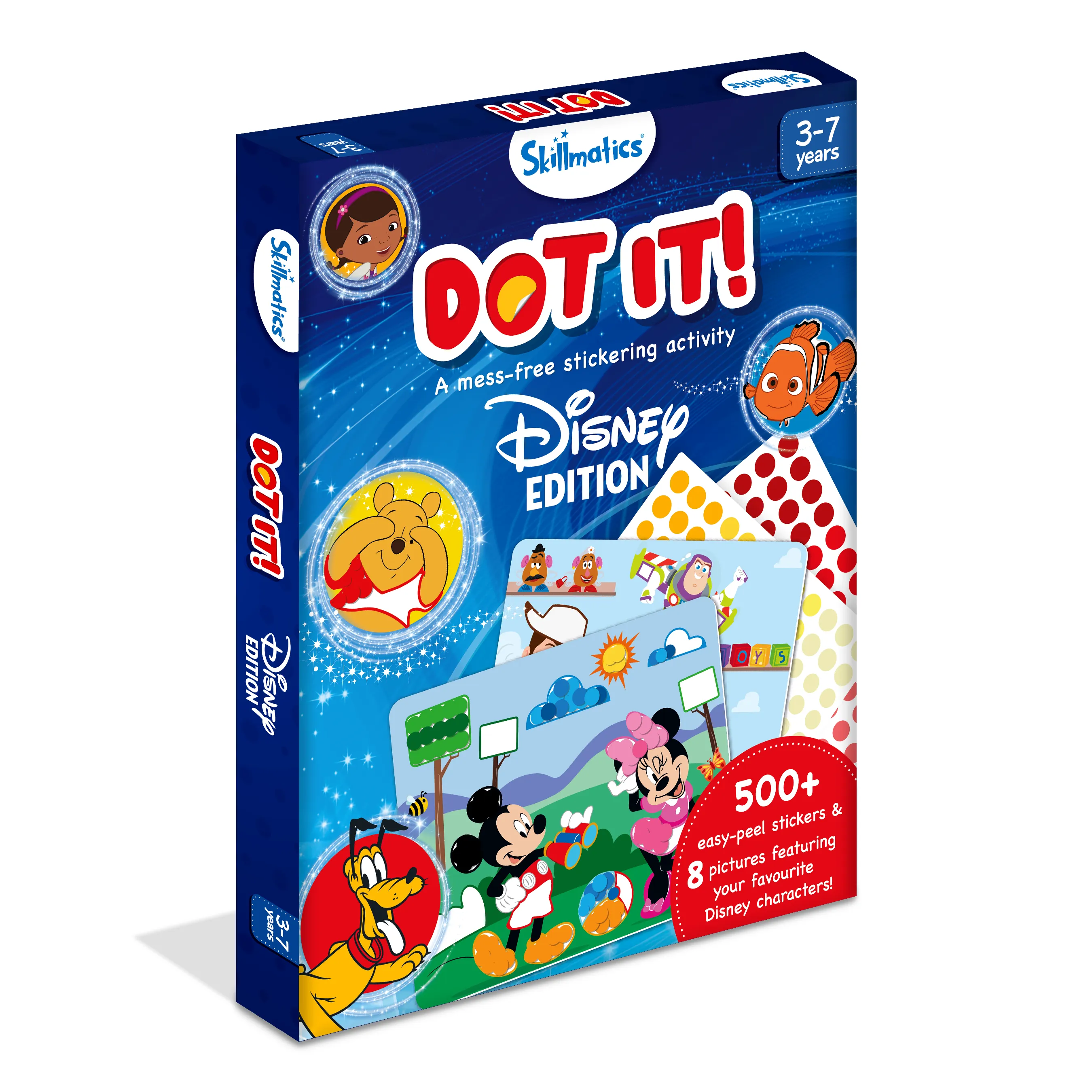 Skillmatics Art Activity - Dot It Disney Edition, No Mess Sticker Art for Kids, Craft Kits, DIY Activity, Gifts for Girls & Boys Ages 3, 4, 5, 6, 7, Travel Toys for Toddlers