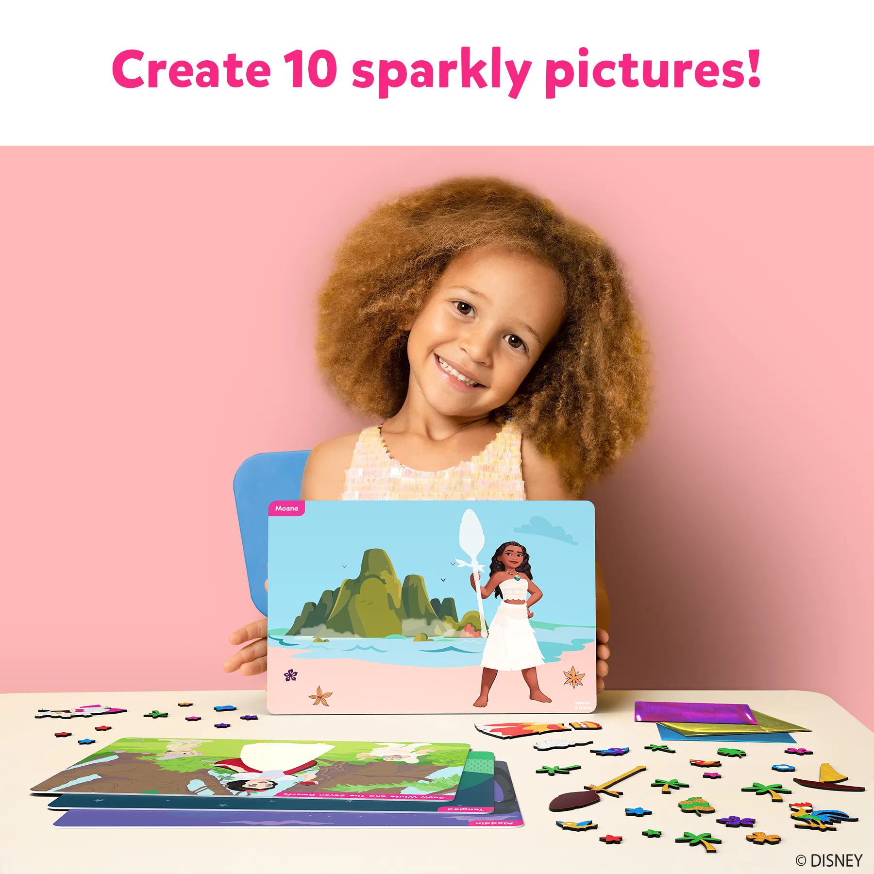 Skillmatics Art & Craft Activity - Foil Fun Disney Princess, No Mess Art for Kids, Craft Kits & Supplies, DIY Creative Activity, Gifts for Girls & Boys Ages 4, 5, 6, 7, 8, 9